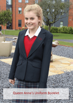 Uniform Booklet - Queen Anne`s School