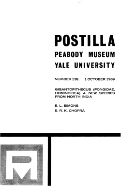 Gigantopithecus (Pongidae, Hominoidea) a new species from North