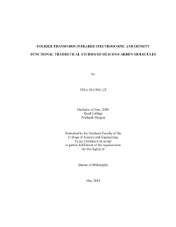 FOURIER TRANSFORM INFRARED SPECTROSCOPIC AND