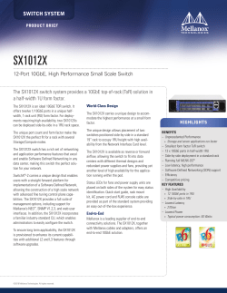 SX1012X - Mellanox