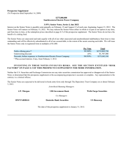 3.55% Senior Notes, Series I, due 2022