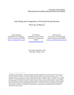 Advertising and Competition in Privatized Social Security: The Case
