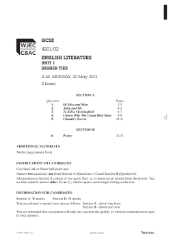 GCSE - Blacon High School