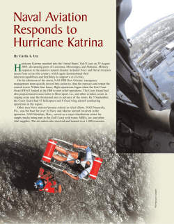 Naval Aviation Responds to Hurricane Katrina