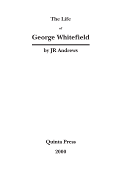 Life of George Whitefield