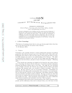 Inflation and the Cosmic Microwave Background