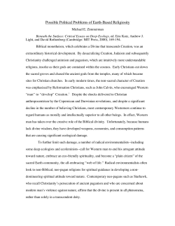 Possible Political Problems of Earth