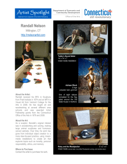 Randall Nelson - Connecticut Commission on Culture and Tourism
