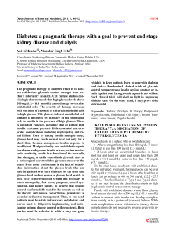 Diabetes - Scientific Research Publishing