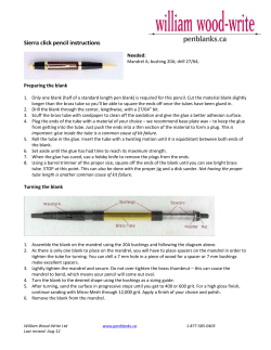 Sierra click pencil instructions - William Wood