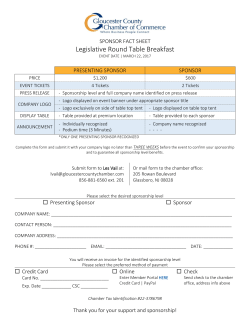 Legislative Round Table Breakfast