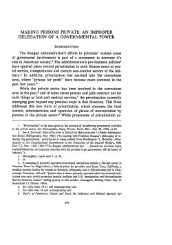 Making Prisons Private