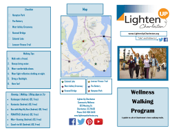 LUC walking guide brochure