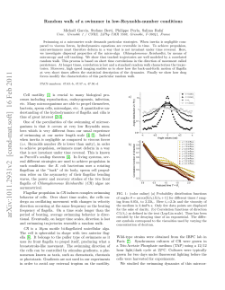 The random walk of a low-Reynolds