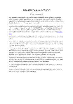 important announcement