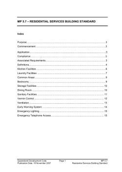 mp 5.7 &ndash; residential services building standard