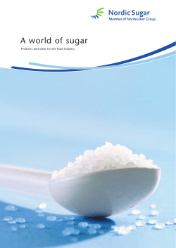 A world of sugar