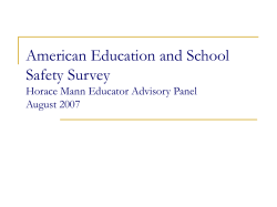 American Education and School Safety Survey