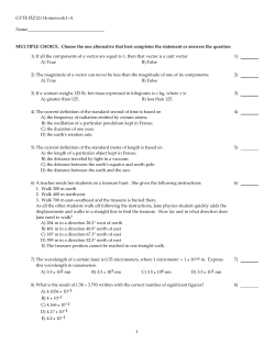 GYTE FİZ121 Homework1