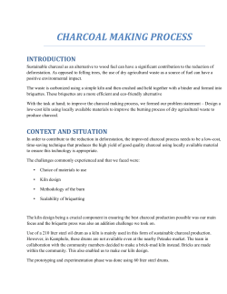 CHARCOAL MAKING PROCESS