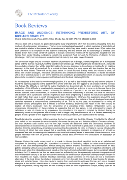 Image and Audience: Rethinking Prehistoric Art