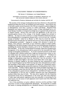 for schizophrenia of 16.6 per cent in children separated from