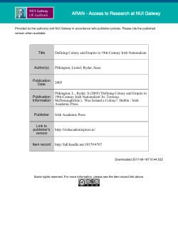 Title Defining Colony and Empire in 19th
