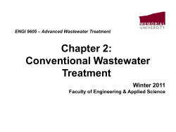 Conventional Wastewater Treatment