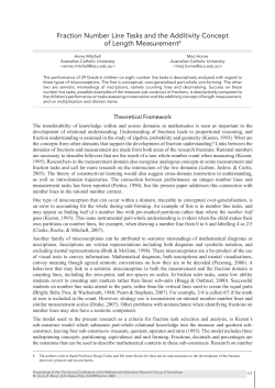 Fraction number line tasks and the additivity concept of length