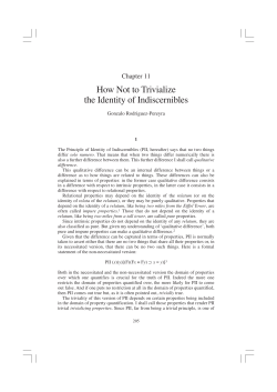 How not to trivialise the identity of indiscernibles