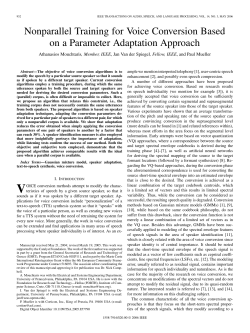 Paper - FORTH-ICS - Foundation for Research and Technology