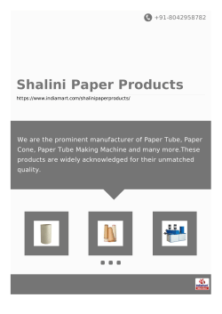 Shalini Paper Products