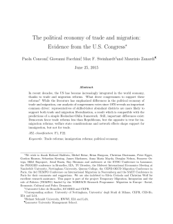 The political economy of trade and migration