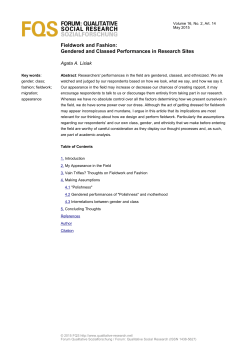 Print this article - Forum Qualitative Sozialforschung / Forum