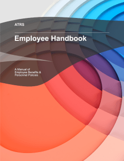 Employee Handbook - American Textile Recycling Services