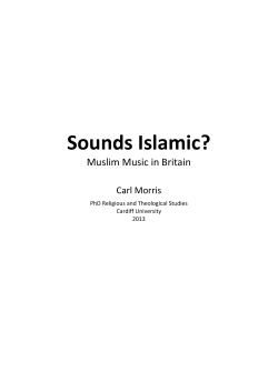 Sounds Islamic? - ORCA