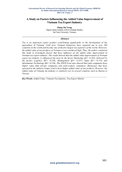 A Study on Factors Influencing the Added Value Improvement of