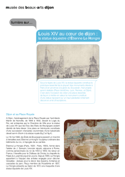 Louis XIV au c&oelig;ur de dijon - Mus&eacute;e des Beaux