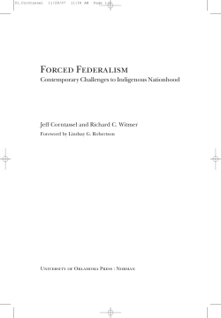 Forced Federalism