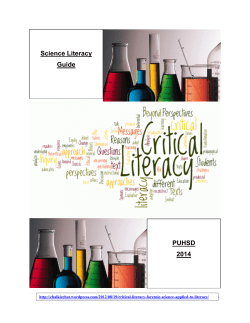 Science Literacy Guide 8-13-14 version
