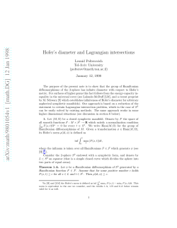 Hofer`s diameter and Lagrangian intersections