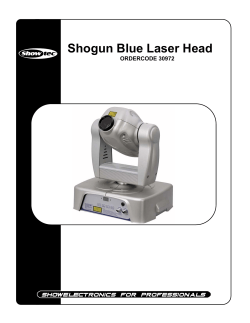 Shogun Blue Laser Head