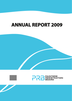 Painters Annual Report - Parliament of Western Australia