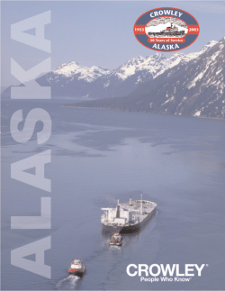 50 Years in Alaska - Crowley Maritime Corporation