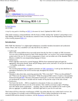 O`Reilly Network: Writing R