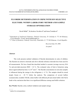 method validation and sample storage optimization for