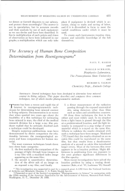 The Accuracy of Human Bone Composition Determination