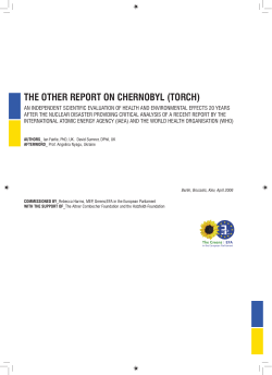 The Other Report on Chernobyl (TORCH)