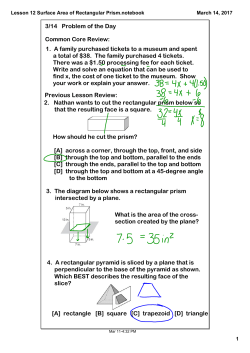 Lesson 12 Surface Area of Rectangular Prism.notebook