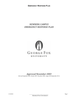 Emergency Response Plan